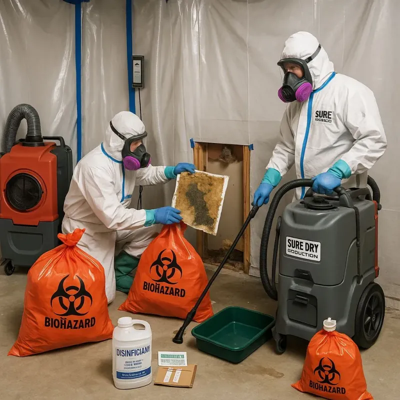 Contaminated Water Handling Protocols process in La Grange, NC